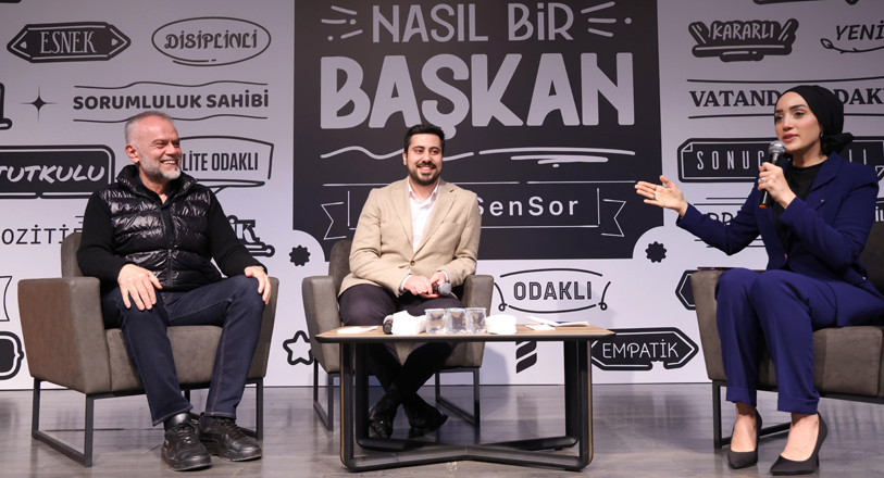 Çekmeköy Turgut Özal Kültür Merkezi’nde gerçekleşen “Nasıl Bir Başkan” söyleşisinde