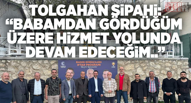 Bölgemiz siyasetinin önde gelen isimlerinden Hüseyin Avni Sipahi’nin oğlu, Ak