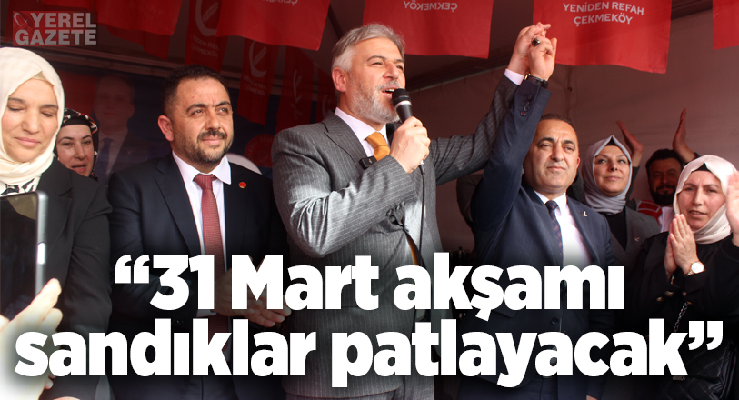 Partisinin seçim çalışmaları kapsamında Çekmeköy’de bir dizi saha temaslarında bulunan