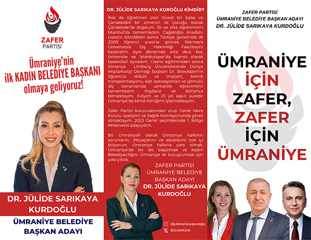 Ümraniye için zafer zafer için Ümraniye” diyen Zafer Partisi Ümraniye