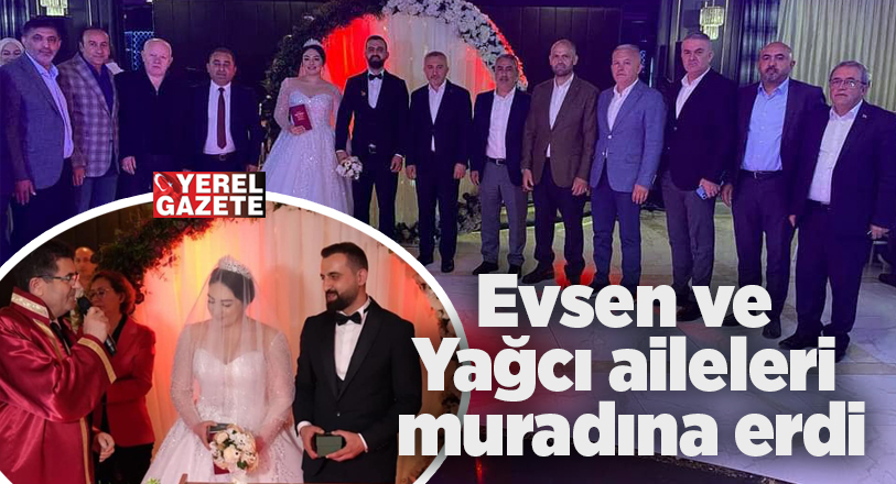 Başkan Orhan Çerkez’in ilk nikah kıyma merasimi..