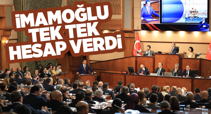 İmamoğlu, 2023 yılı Faaliyet Raporu’nu İBB Meclisi’ne sundu. “Bizden önceki