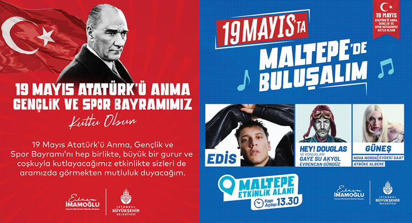 19 Mayıs Atatürk’ü Anma Gençlik ve Spor Bayramı, İstanbul’un her