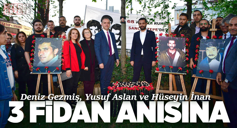 Yıllar önce 2016’da CHP Sancaktepe İlçe Başkanlığı önüne Deniz Gezmiş