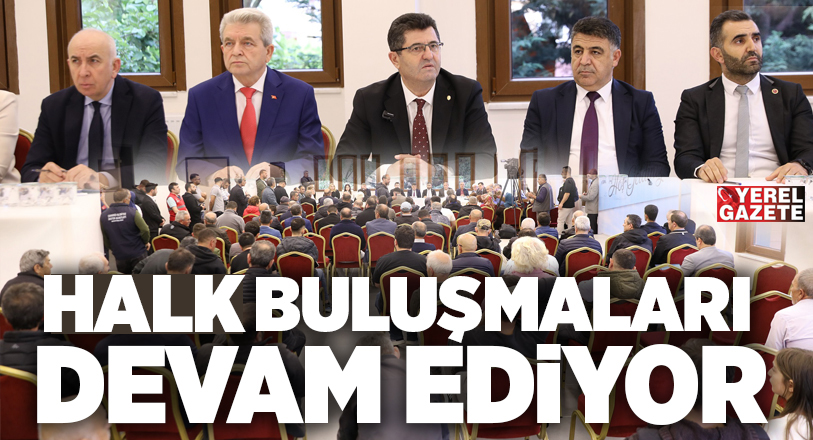 Çekmeköy Belediye Başkanı Orhan Çerkez Hüseyinli ve Sırapınar Mahallelerinde vatandaşlardan