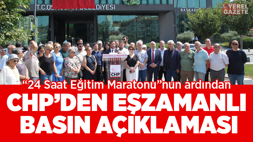 Cumhuriyet Halk Partisi, ülke genelinde yaşanan eğitim sorunlarına dikkat çekmek
