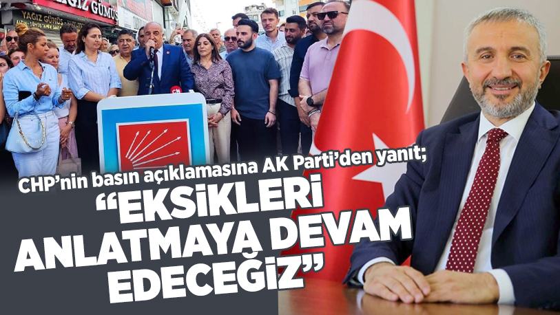 CHP Çekmeköy İlçe Başkanlığı’nın basın açıklamasına karşılık sosyal medya ve