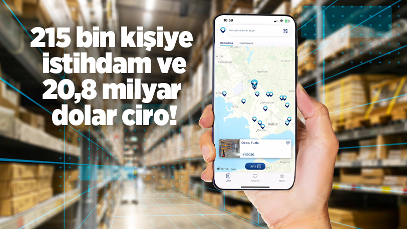 Bugün Türkiye’de en az 40 milyon m2 depolama alanı olması