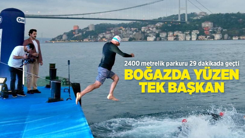 Her yıl binlerce sporcunun katıldığı Challenge İstanbul yarışmasının yüzme etabına