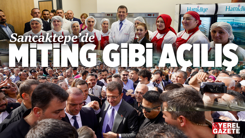 TBB ve İBB Başkanı Ekrem İmamoğlu, 15. kent lokantasını Sancaktepe’de