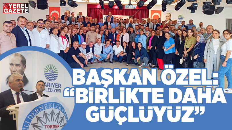 Çatısı altında yer alan yüzün üzerinde dernek başkanı ile 4.