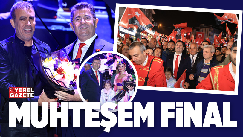 Çekmeköy Belediyesi’nin düzenlediği Cumhuriyet’in 101. yılına özel kutlamaların finali dev