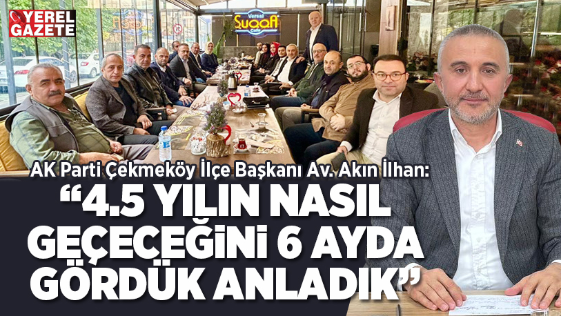Meclis üyeleri ve ilçe yöneticileri ile birlikte yerel basınla buluşarak