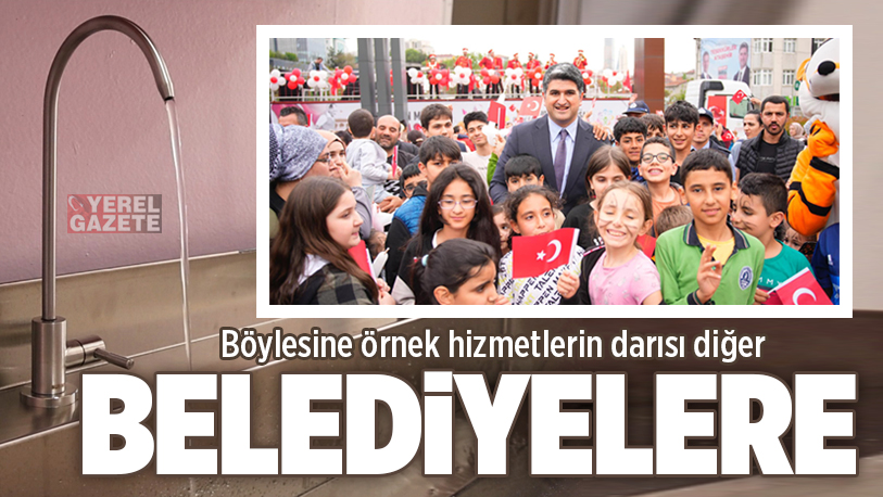 Ataşehir Belediyesi, ilçedeki devlet okullarında öğrencilerin sağlıklı içme suyuna ulaşabilmeleri