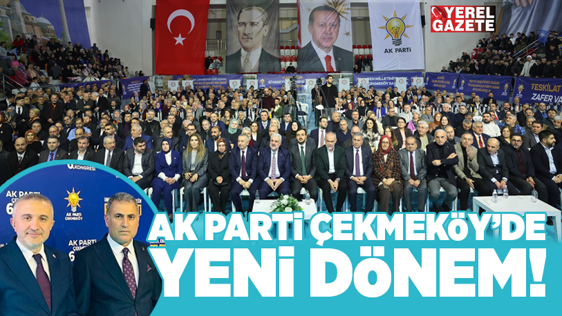 AK Parti Çekmeköy Teşkilatı’nda beklenen değişim gerçekleşti. Çekmeköy Spor Kompleksi’ndeki