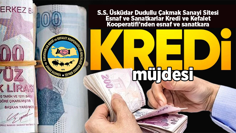 Esnaf ve sanatkarlara can suyu olacak müjdeli bir duyuru paylaşan