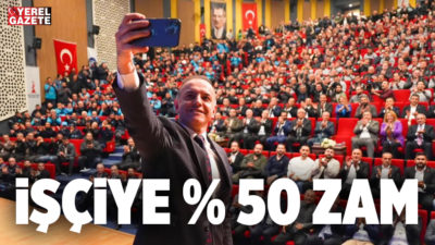 Hizmet-İş Sendikası ile anlaşmaya varan Sancaktepe Belediyesi, işçisine yüzde 50