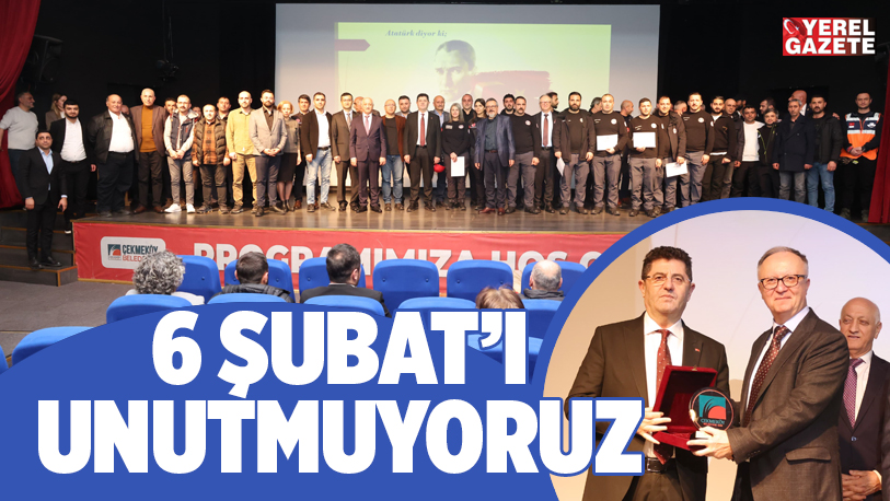 6 Şubat Kahramanmaraş Depremleri’nin 2. yıl dönümünde dolayısıyla Çekmeköy Belediyesi