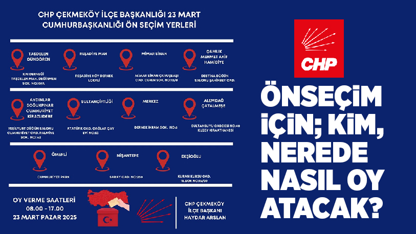 CHP, cumhurbaşkanlığı seçimleri için aday belirleme sürecini 23 Mart’ta yapacağı