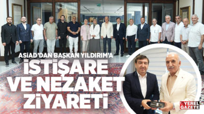 Ümraniye Belediye Başkanı İsmet Yıldırım’a istişare ve nezaket ziyaretinde bulunan