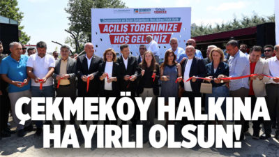 Çekmeköy Belediyesi; Merkez Mahallesi’nde, uzun yıllar özel bir işletmenin kullandığı,