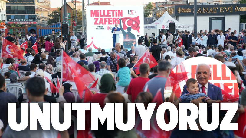 Ümraniye Belediyesi, 15 Temmuz Demokrasi ve Milli Birlik Günü kapsamında
