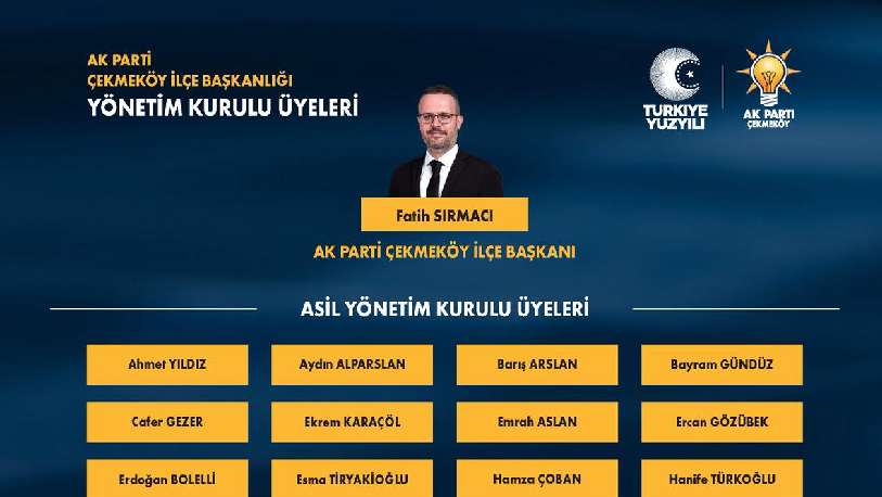 Yeni ilçe başkanı Fatih Sırmacı ile yeni bir yapılanma sürecine