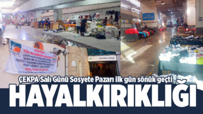 Çekmeköy’de faaliyet gösteren kapalı pazar alanı ÇEKPA’da bir süredir hazırlıkları