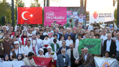 Ümraniye Belediyesi ev sahipliğinde düzenlenen Geleneksel Türk Okçuluğu Puta Yarışması’nın