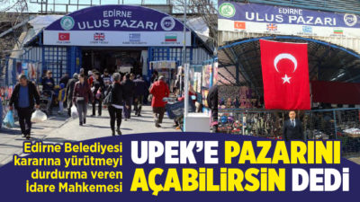 Merkezi Çekmeköy’de faaliyet gösteren Ulus Pazarı Esnaf Kooperatifi UPEK’in Cuma
