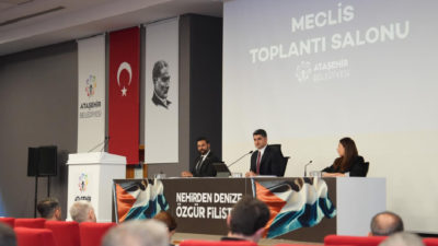 Gazze’de süren insani dram, Ataşehir Belediye Meclisi’nin Ekim ayı oturumuna