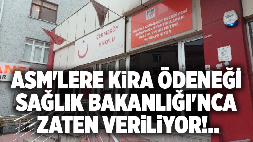 Son günlerde Çekmeköy kamuoyunun gündemini meşgul eden aile sağlığı merkezlerinin