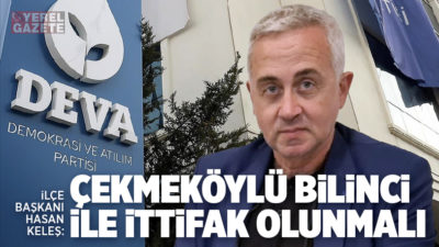 Yerel basınla biraraya gelen DEVA Partisi Çekmeköy İlçe Başkanı Hasan