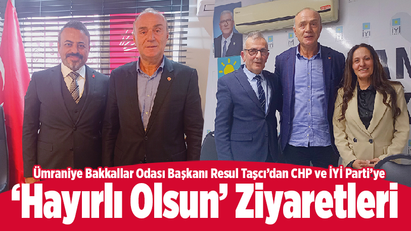 RESUL TAŞÇI’DAN, DEMİRBİLEK VE İNCE’YE HAYIRLI OLSUN ZİYARETLERİ Geçtiğimiz haftalarda olağan kongrelerini yaparak yeni ilçe başkanları ve yönetimlerini