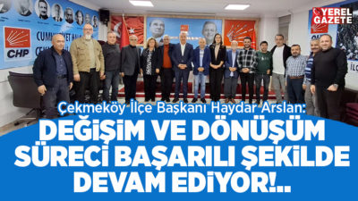 Yerel basına konuşan CHP Çekmeköy İlçe Başkanı Haydar Arslan, halkçı