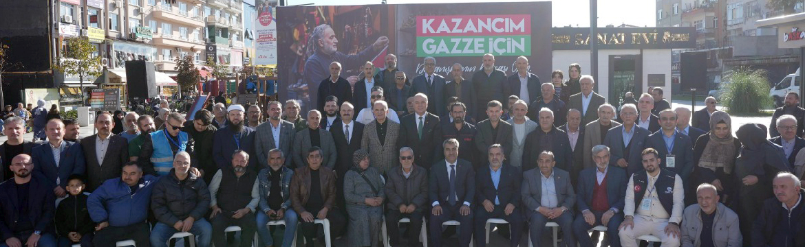 Ümraniye Belediyesi tarafından Gazze’deki sivillere