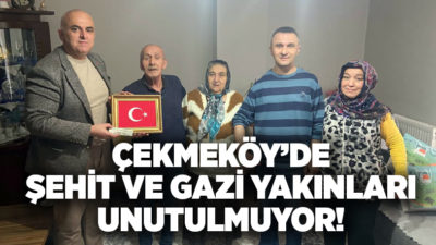 Çekmeköy Belediyesi, ilçede yaşayan şehit ve gazi yakınlarına yönelik gönül