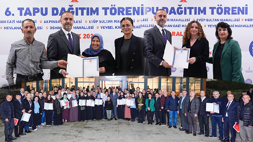 Sancaktepe Belediyesi, yıllardır süren tapu sorunlarını çözüme kavuşturmaya devam ediyor.