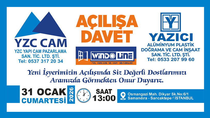 Sektörün önde gelen marka isimlerinden YZC Cam, hizmet ağını genişletmeye