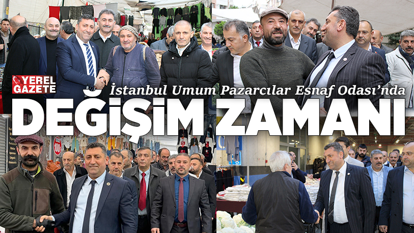 İstanbul Umum Pazarcılar Esnaf Odası’nda kongre heyecanı sürerken, pazarcı esnafı