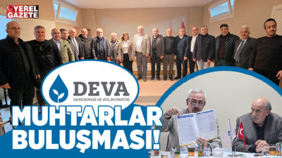 Hafta sonu Çekmeköy’ün 21 mahalle muhtarıyla parti binasında bir buluşma