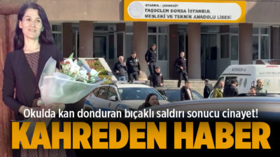 Çekmeköy Taşdelen’deki Borsa İstanbul Mesleki ve Teknik Anadolu Lisesi’nde bıçaklı