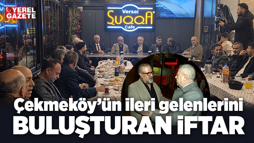 Çekmeköy’ün uğrak mekanlarından Versai ŞUQQA Kafe işletmecilerinden Niyazi Taştan ve