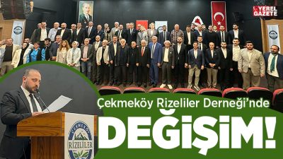 Yeni bir dönemin başlandığı Çekmeköy Rizeliler Derneği’nin olağan kongresi, siyaset,