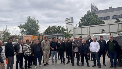 Ümraniye’de faaliyet gösteren İlke Isıncam sistemleri cam fabrikası işçileri bayram