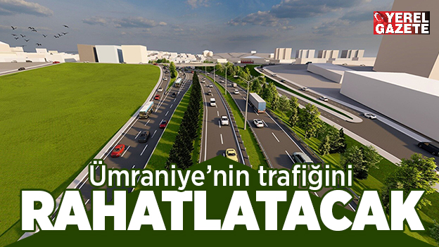 Ümraniye’de ilçe merkezinde yaşanan trafik yoğunluğunu azaltacak önemli bir ulaşım