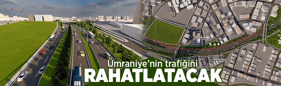 Ümraniye’de ilçe merkezinde yaşanan trafik