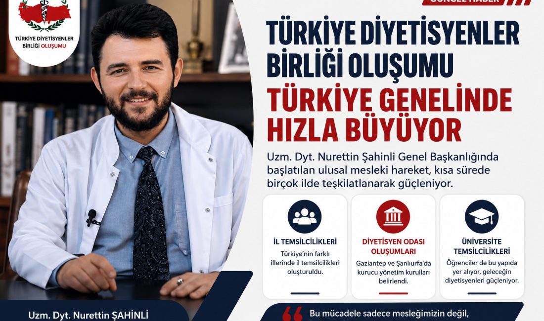 Uzm. Dyt. Nurettin Şahinli Genel Başkanlığında Başlatılan Ulusal Mesleki Hareket,