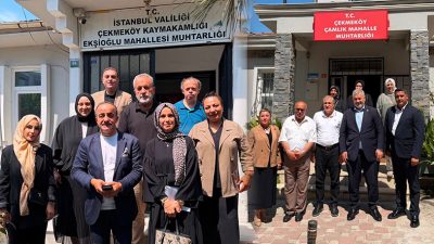 İlçe Başkanı Fatih Sırmacı öncülüğünde, “Her Mahallesiyle Çekmeköy” anlayışıyla; AK
