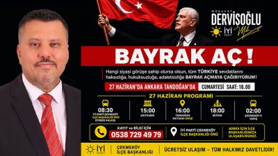 Genel Başkanı Müsavat Dervişoğlu’nun “Bayrak Açıyorum” çıkışı üzerine İYİ Parti